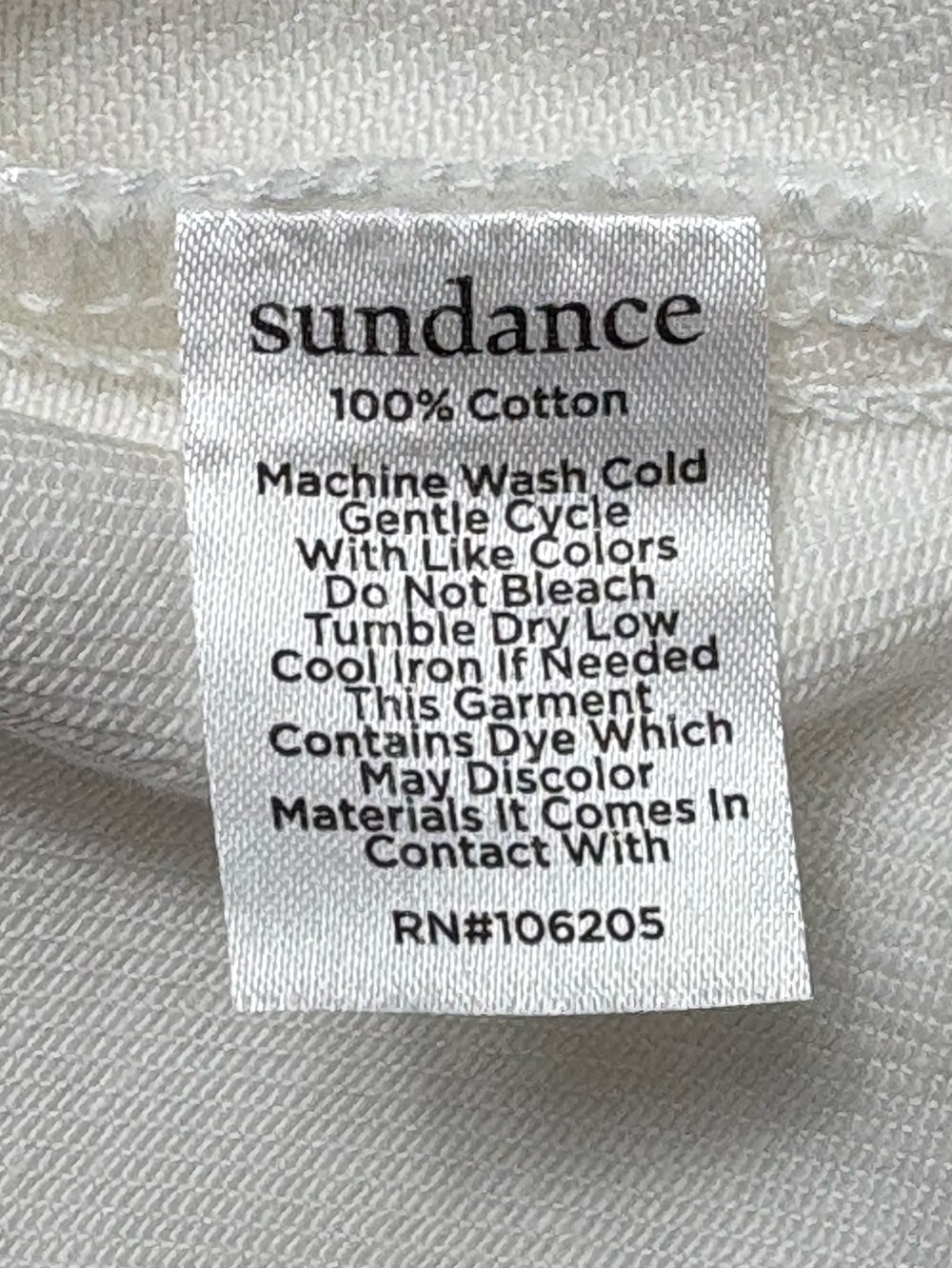 Sundance Poppy White Denim Belted Midi Dress V-Neck Size 14 Pockets Cotton - Picture 10 of 10